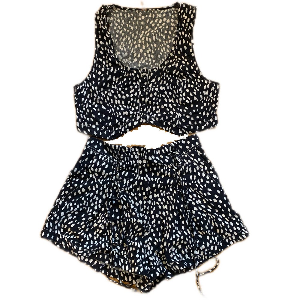 Free People Bennett Shorts and Crop Top Coord Set NWOT - Picture 5 of 6